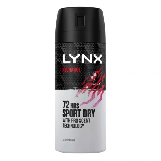 Lynx Anti-Perspirant Spray 150ml Recharge