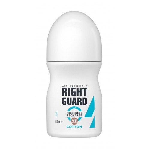 Right Guard LADIES Roll On 50ml Cotton