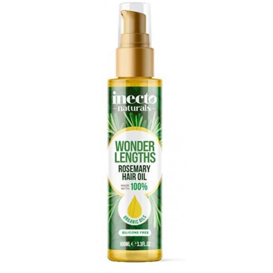 *DISCONTINUED*Inecto Naturals Hair Oil 100ml Wonder Lengths Rosemary