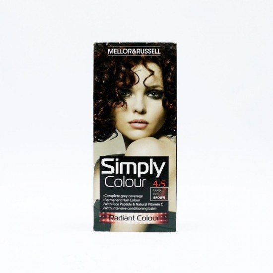 Simply Colour Deep Red Brown No 4.5