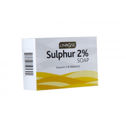 Linrose Soap 100g Sulphur 2% - Vitamin E & Allantoin