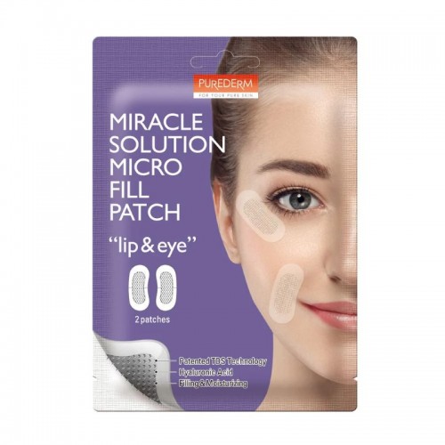 **Purederm Miracle Solution Micro Fill Patch Lip & Eye 2patches
