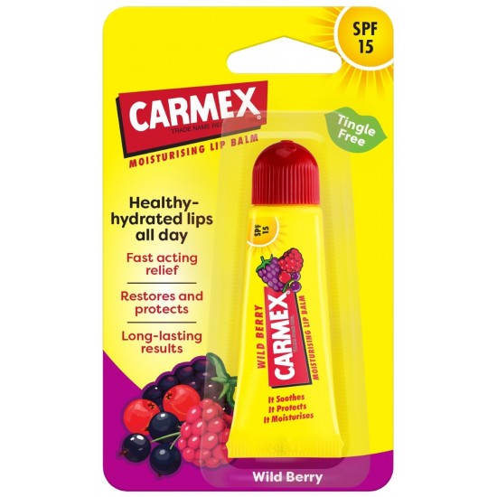 Carmex Lip Balm Tube 10g Wild Berry