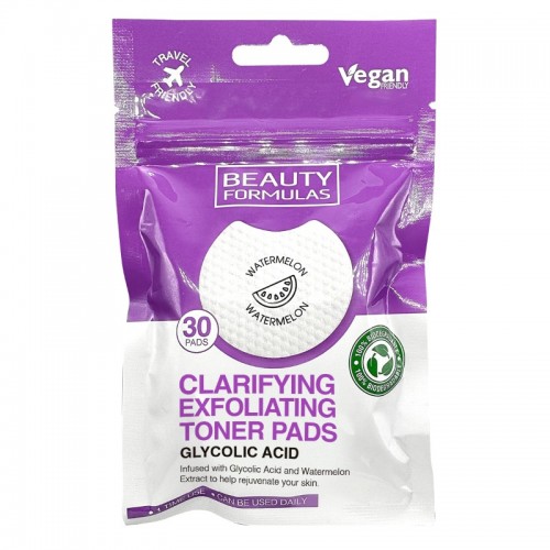 BF Exfoliating Toner Pads 30's Clarifyng Glycolic Acid