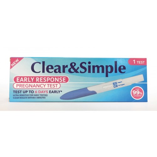 Clear & Simple Early Response Pregnancy Test - 1 Test