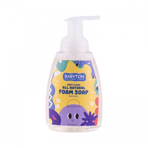 Babyton Natural Care Baby & Kids All Natural Foam Soap 350ml Natural