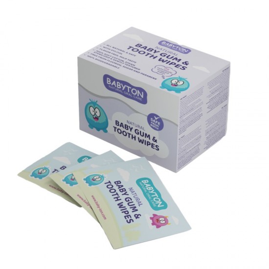 Babyton Baby Natural Gum & Tooth Wipes 25's