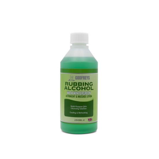 Godfreys Rubbing Alcohol 250ml Wintergreen