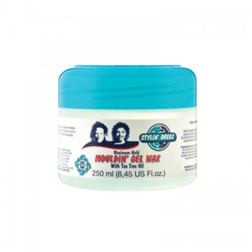 Stylin Dredz 250ml Max Hold Mouldin' Gel Wax with Tea Tree Oil