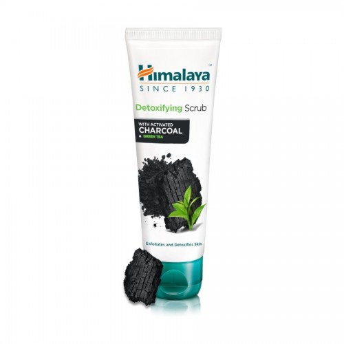 **Himalaya Herbals Face Scrub 75ml Detoxifing Charcoal
