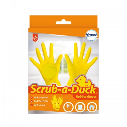 Scrub-a-Duck Rubber Gloves 1 pair