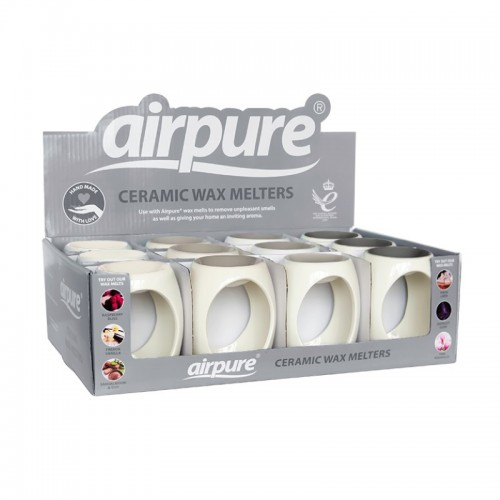 Airpure Ceramic Wax Melters Grey Assorted (Option 2)