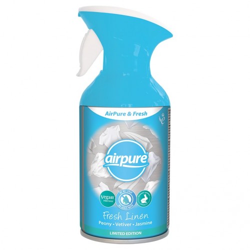**Airpure & Fresh Air Freshener 250ml Fresh Linen
