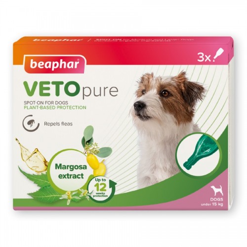 Beaphar VETOpure Spot-On for Small Dogs 3 pipettes
