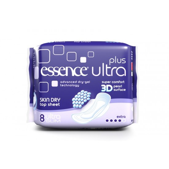 Essence Sanitary Pads Ultra Plus 8's
