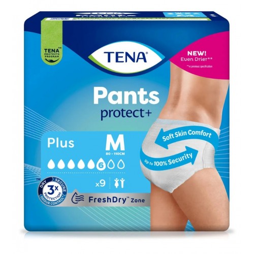 Tena Incontinence Pants Plus Medium 9's