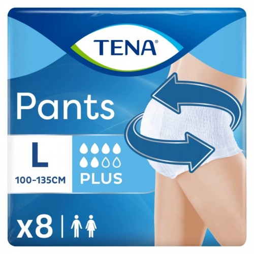 Tena Incontinence Pants Plus Large 8's