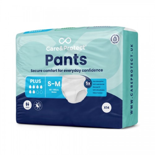 Care & Protect Pants Plus Small - Medium 14's