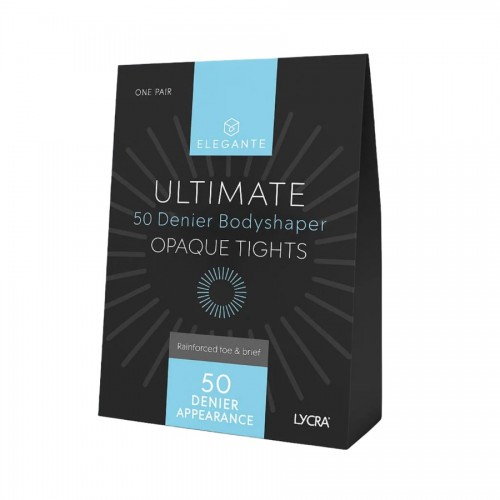 Elegante Ultimate Bodyshaper Opaque Tights 50 Denier, 1 Pair, Black L