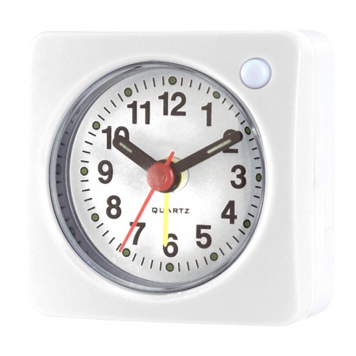 Alarm Clock Silver Tone (D)