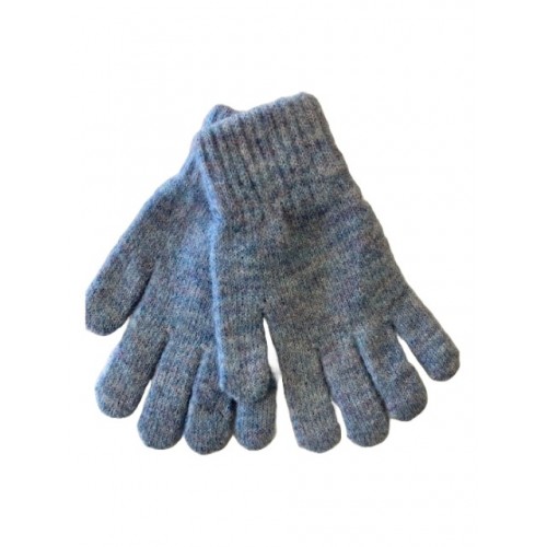 Ladies Knitted Gloves Lilac