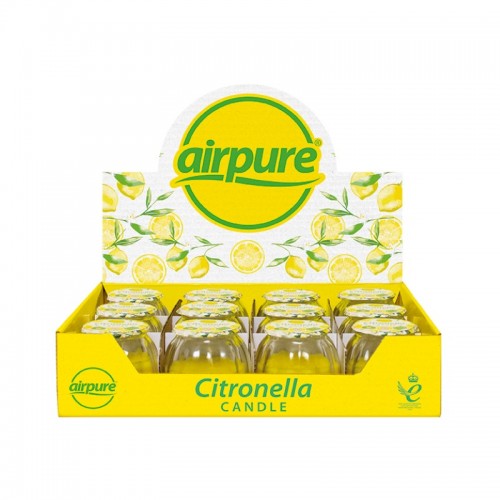 Airpure Citronella Candles 20hour