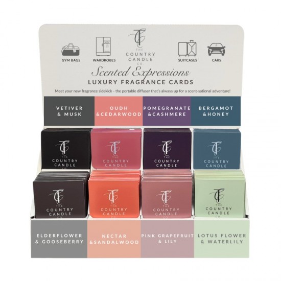 **The Country Candle Co - Scented Expressions Fragrance Cards Assorted