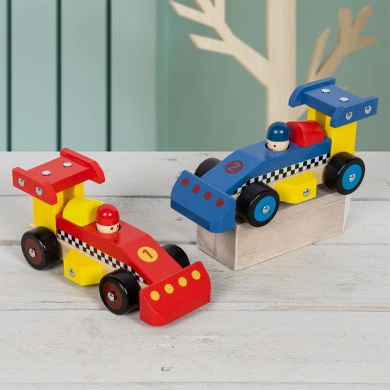 Retro Vehicle Racing Car 2 Assorted LP62053