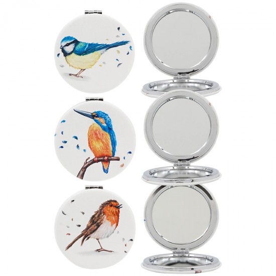 Desire British Birds Compact Mirror Assorted LP77678